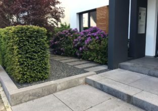 Kies - aber bitte mit viel Gruen und Bluete